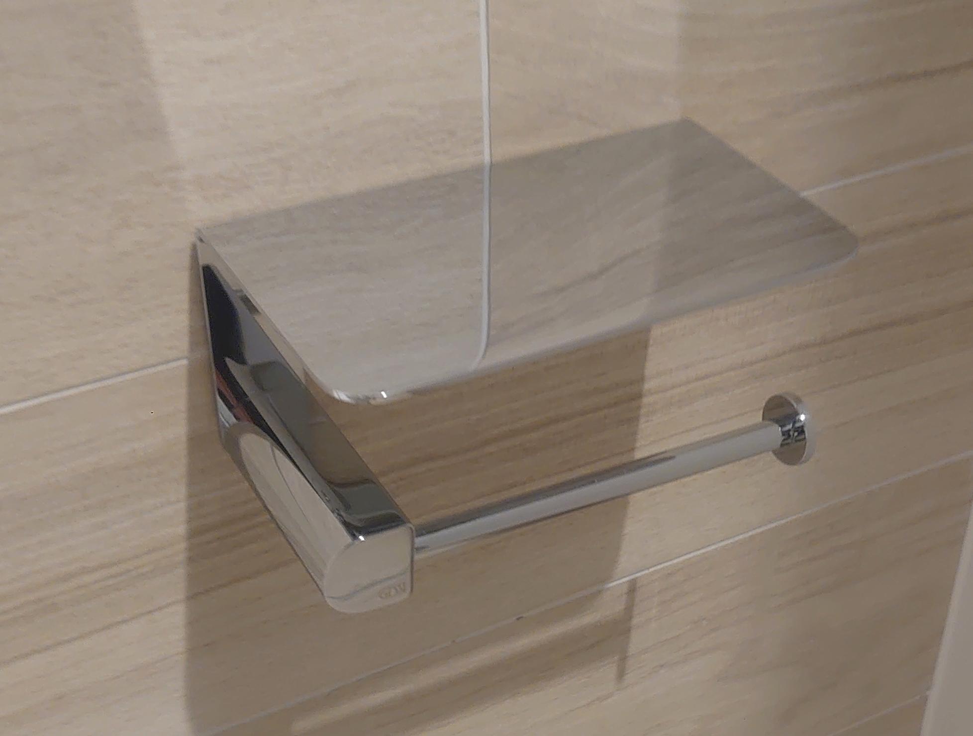 Gessi Rilievo WC-Papierrollenhalter mit Deckel 59449 Warm Bronze PVD; 59449735 