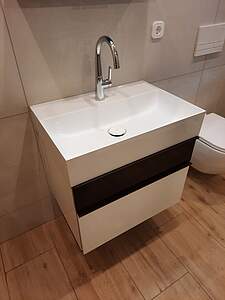 Burgbad Yumo Waschtisch mit Unterschrank 66,5cm Weiß Matt; SFKL0675F3725 