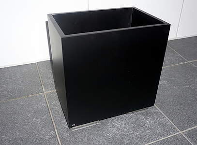 Gessi Rettangolo Abfall-Behälter 20991 schwarz/ Metall Schwarz PVD; 20991706 