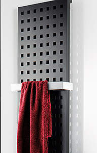 HSK Handtuchhalter 510mm breit, für Designheizkörper Atelier, chrom, …